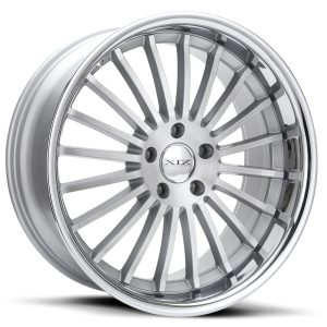 20″ XIX WHEELS X59 SILVER MACHINED CHROME LIP FINISH