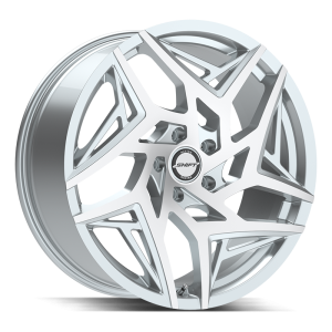 18″ SHIFT WHEELS VALVE SILVER MACHINED RIMS