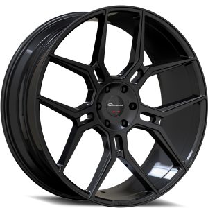 24″ GIOVANNA WHEELS HALEB GLOSS BLACK FINISH RIMS