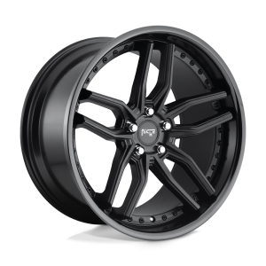 19″ NICHE WHEELS M194 METHOS GLOSS BLACK MATTE BLACK FINISH RIMS