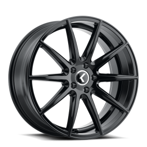 18″ KRAZE WHEELS KR194 COSMOS GLOSS BLACK RIMS