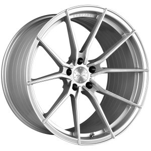 19″ VERTINI WHEELS RFS1.2 BRUSHED SILVER FLOW FORMED FINISH RIMS