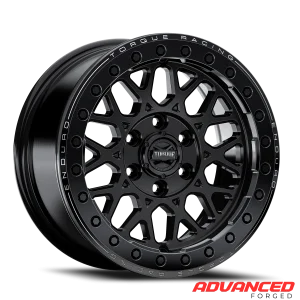 17″ TORQUE WHEELS TW340F ENDURO BL BEADLOCK SATIN BLACK FINISH RIMS