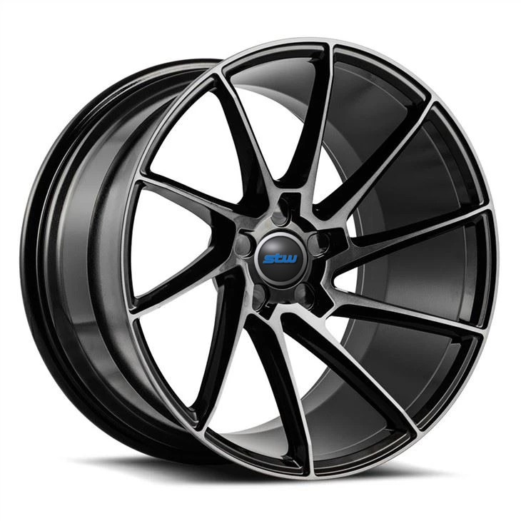 Matte Black Painted 21 Inch Savini Style One Piece Forged Rims For RS5 Car Wheels