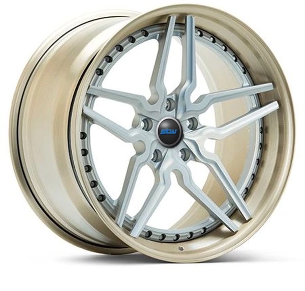 Luxury Car Forged 3 Piece Aluminum Alloy Custom Deep Dish Rims Wheels