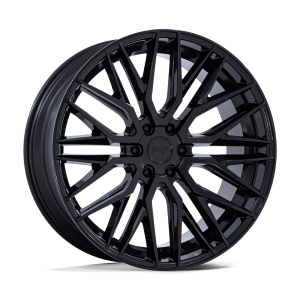 22″ NICHE WHEELS M224 GAMMA 6 GLOSS BLACK FINISH RIMS