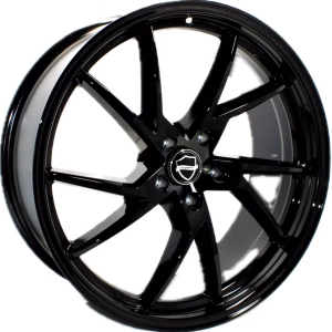 20″ ELEGANCE WHEELS SHARP GLOSS BLACK FINISH RIMS