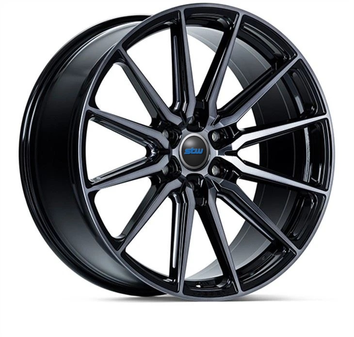 SSWS1023 For Audi SQ5 Custom 19 20 21 And 22 Inch 1 PC Forged Alloy Rim Gloss Black 5x112
