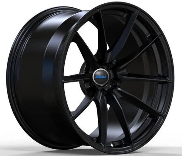 1 Piece Forged Wheels 18X10.5 Matte Black Deep Concave Custom Car Rims