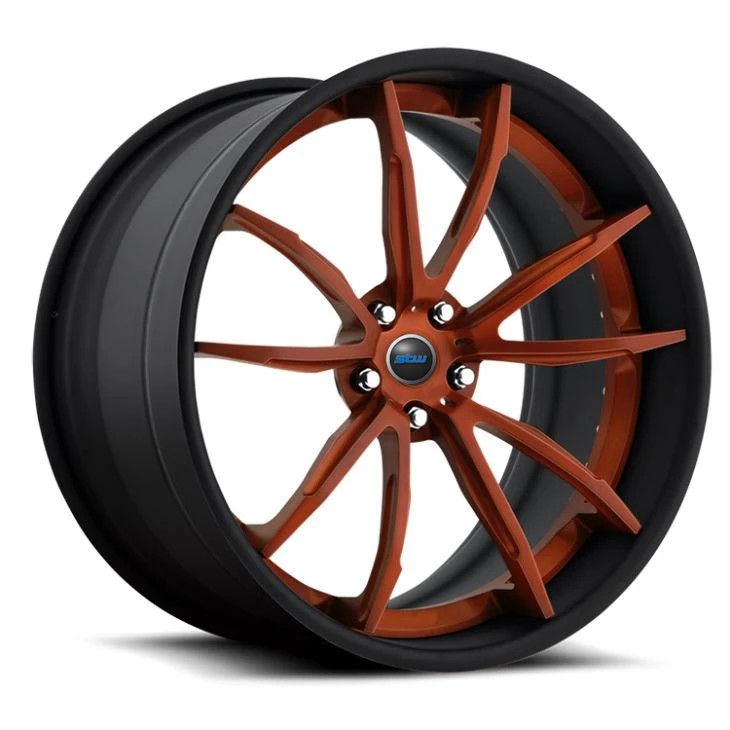 Forged 2 Piece Brushed Barrel 5X112 5X130 Felgen