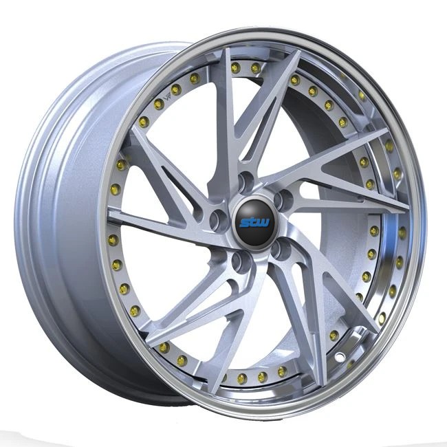 2 PC Forged Wheels 19inch Silver Spoke Discs Polished Lip For Volkswagen T5 Luxury Car Rims