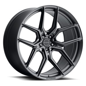 21″ MV FORGED WHEELS MVF-5 SATIN BLACK FLOW FORM RIMS