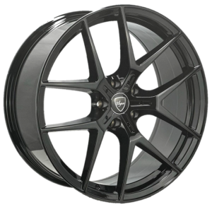 20″ ELEGANT WHEELS E017 GLOSS BLACK FINISH RIMS