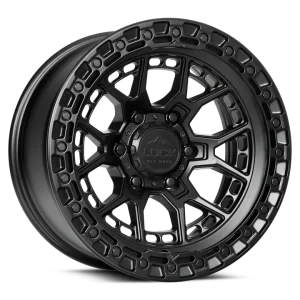 17″ LOCK OFF-ROAD WHEELS COMMANDO MATTE BLACK MATTE BLACK RING FINISH RIMS