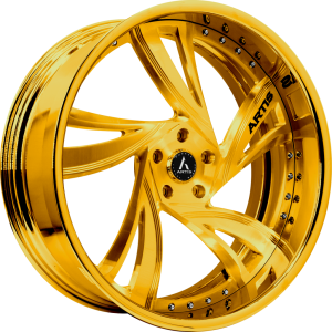 24″ ARTIS FORGED KINGSTON M GOLD FINISH RIMS