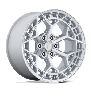 22″ FUEL WHEELS FC873 CHARGER GLOSS SILVER MACHINED FACE 6-LUG OFF-ROAD RIMS