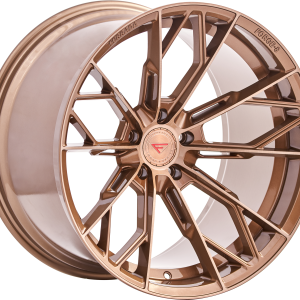 22″ FERRADA WHEELS F8-FR11 BRUSHED COBRE FLOW FORMED FINISH RIMS