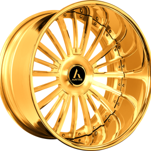 19″ ARTIS FORGED WHEELS NOLA-XL GOLD FINISH