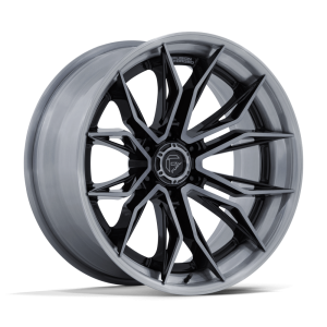 20″ FUEL WHEELS FC404 MUNITY GLOSS BLACK BRUSHED DARK TINT OFF-ROAD FUSION FORGED RIMS