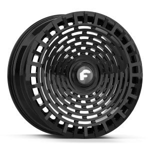 20″ FORGIATO WHEELS PARLANTE-M GLOSS BLACK XL FLOATING CAP FORGED FINISH RIMS