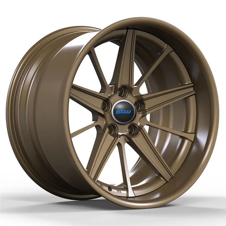Aluminum Alloy Car Forged Wheels For Sale Custom 2 Piece Wrangler Polished Bronze Rims