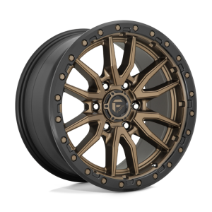 20″ FUEL WHEELS D681 REBEL BRONZE BLACK LIP 6-LUG OFF-ROAD RIMS