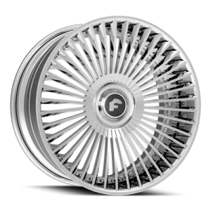 20″ FORGIATO WHEELS TRIMESTRE-ECL CHROME XL FLOATING CAP FORGED FINISH RIMS