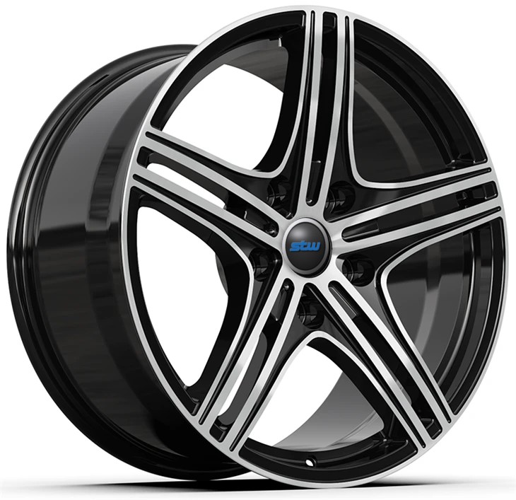 22x10 And 11.5 Gloss Black Machined Forged Wheels For GLE 53