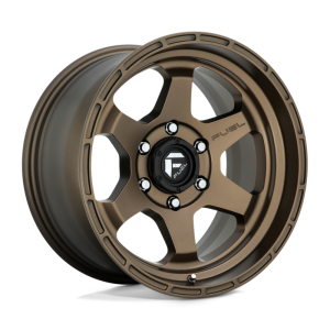 17″ FUEL WHEELS D666 SHOK MATTE BRONZE OFF-ROAD RIMS