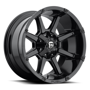 17″ FUEL WHEELS D575 COUPLER GLOSS BLACK FINISH OFF-ROAD RIMS