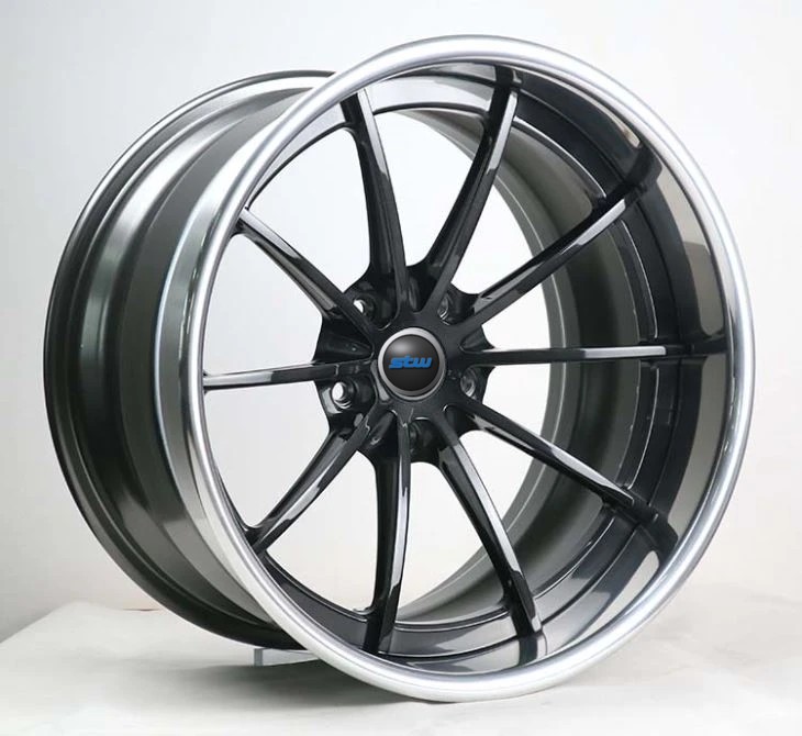 Custom 18 19 20 21 and 22 inch 3-PC Aluminum Alloy Car Wheels Rims For Mustang Rims