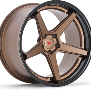 20″ FERRADA WHEELS FR3 MATTE BRONZE GLOSS BLACK LIP FINISH RIMS