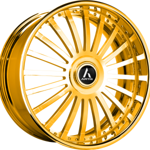 24″ ARTIS FORGED CORONADO M GOLD FINISH RIMS