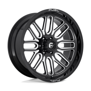20″ FUEL WHEELS D662 IGNITE GLOSS BLACK MILLED OFF-ROAD RIMS