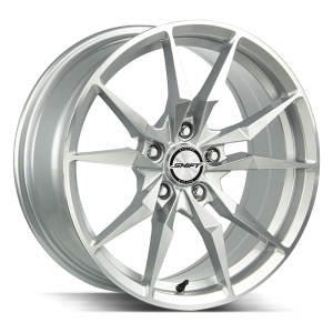 17″ SHIFT WHEELS BLADE SILVER MACHINED RIMS