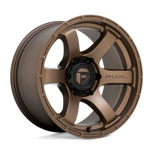 17″ FUEL WHEELS D768 RUSH MATTE BRONZE OFF-ROAD RIMS