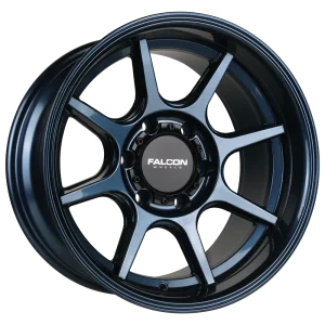 17″ FALCON OFF-ROAD WHEELS T8 SEEKER BATTLE BLUE FINISH RIMS