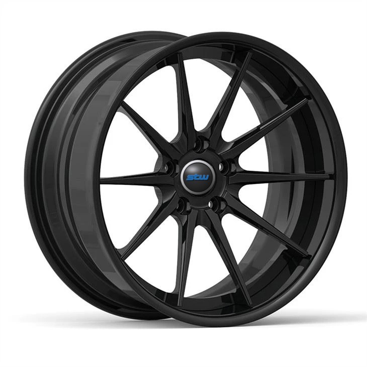 For Porsche 997 20 X 10 2 Piece Concave Gloss Black Forged Aluminum Alloy Rims With The Custom Specs