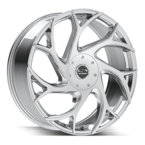 24″ STRADA WHEELS INFERNO CHROME RIMS
