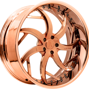 22″ ARTIS FORGED WHEELS SIN CITY ROSE GOLD FINISH RIMS
